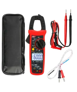 Pinza Amperimétrica Digital AC/DC 600A con Capacitancia, Frecuencia y Temperatura UT204+ UNI-T