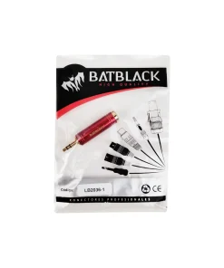 Adaptador Metal Jack Stereo 6.35mm a Plug stereo 3.5mm LB2036-1R BATBLACK