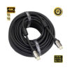 Cable HDMI macho a HDMI macho 15Mt Metal Negro 26 AWG 4K HAA01-15MT LANCOM